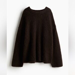 H&M Mohair Blend sweater brown